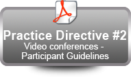 Practice Directive #2
